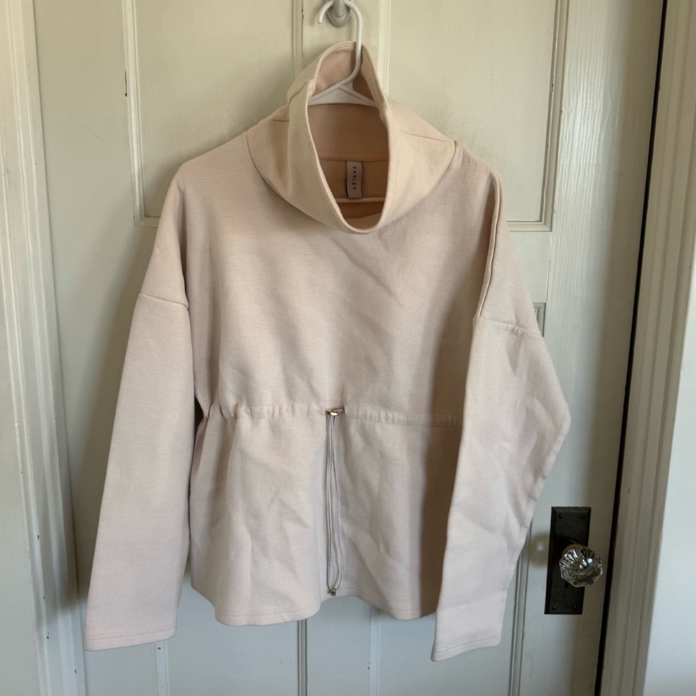 Varley light pink Barton sweatshirt size small